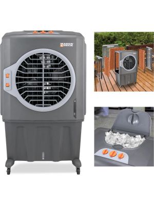 MSRP: 556.48$ Mason & Deck 2800 CFM Indoor, Outdoor Portable Evaporative Air Cooler for Amplified Cooling