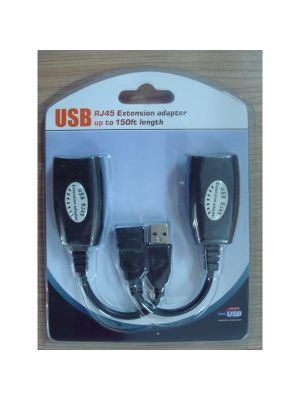 Rallonge USB 2.0 pour câble Cat5E ou Cat6