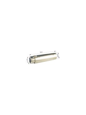 Adaptateur XLR femelle à XLR mâle