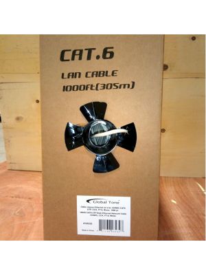 Câble réseau en vrac 23AWG CAT6 UTP PVC CCA  Blanc 1000 pi