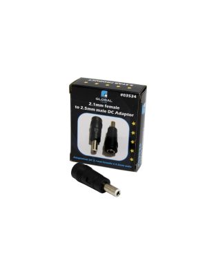 Adaptateur DC 2.1mm femelle à 2.5mm mâle