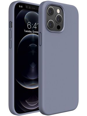 Miracase Étuis En silicone Liquide pour iPhone 12 Pro Max 6.7