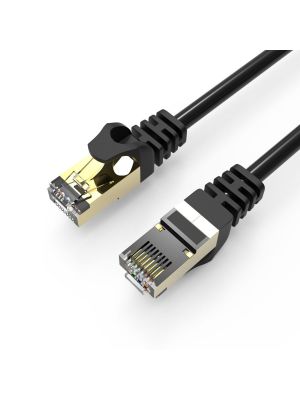 HP Câble réseau Ethernet Cat7 F/FTP, 600MHz, 10Gbps, RJ45, Noir, 2 mètres (DHC-CAT7-02M)
