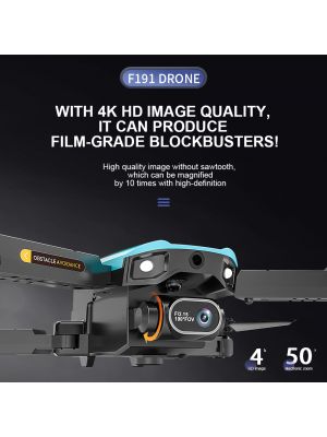 ZFR Drone avec boîte de couleur et sac de rangement, streaming optique, double objectif 4K