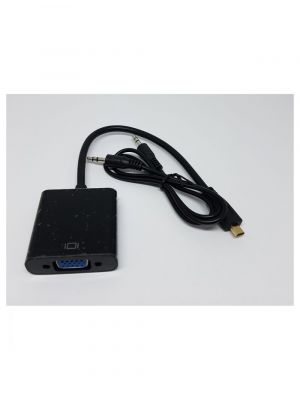 (31 PCS) LOT OF Video Converter micro HDMI Male to VGA Female with audio