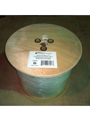 (10 PCS) LOT OF 1000ft Bulk RG6 Coaxial Cable PVC Certified FT4 White