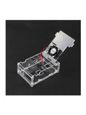 (58 PCS) LOT OF Acrylic Shell Compatible with Fan Installation for Raspberry Pi 3 Model B+
