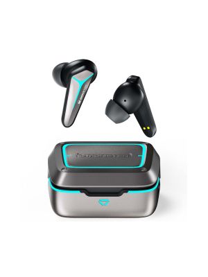 Monster Mission V1 Écouteurs sans fil, écouteurs de jeu Bluetooth 5.0 avec microphone intégré et suppression du bruit