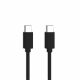 Globaltone cable  USB C male/male  60W  3ft, Noir, Charge et Data