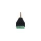 3.5mm mâle stéréo à Connecteur bloc terminal Pitch Screw 4 pins