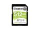 Kingston 512GB Canvas Select Plus SD (SDXC) Card U3, V30, 100MB/s R, 85MB/s W
